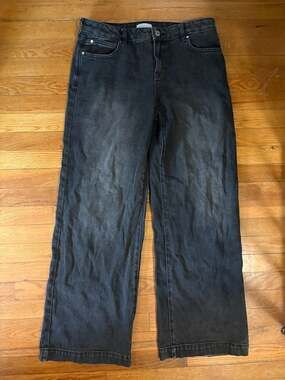Pacsun wide leg baggy jeans in washed black